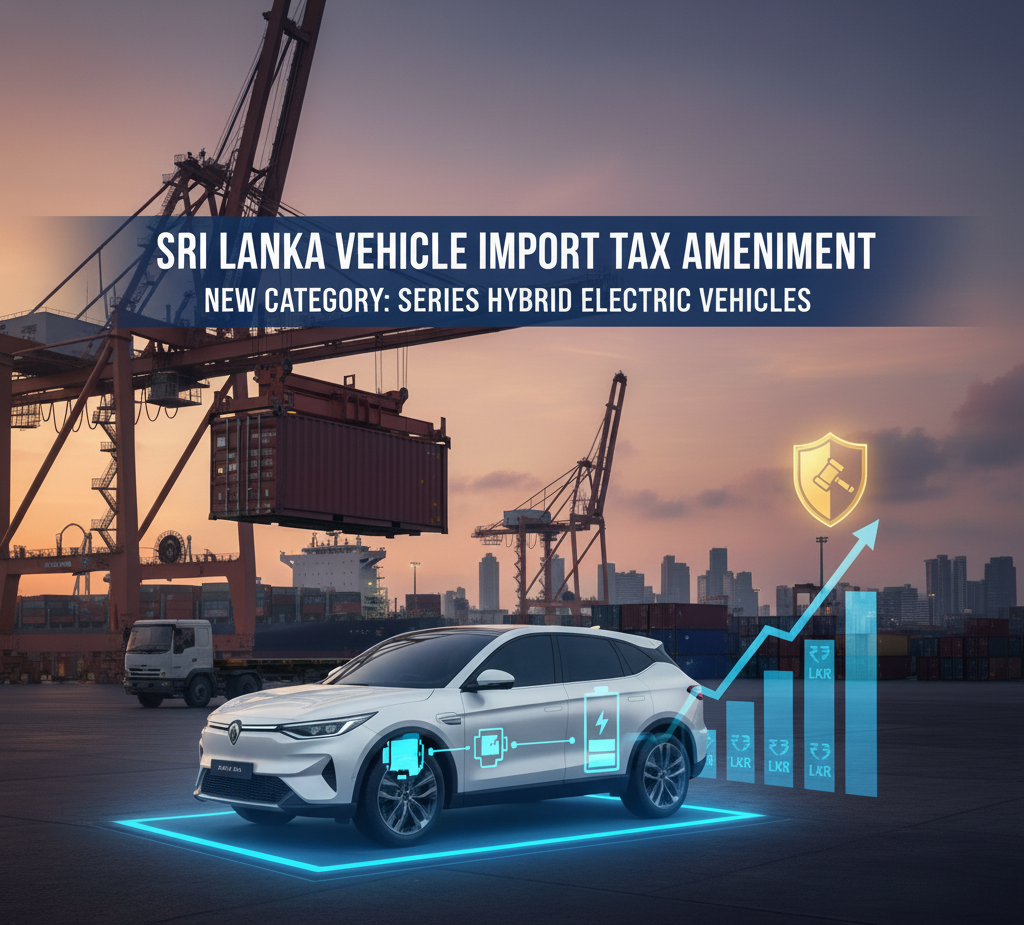 Sri Lanka Vehicle Import Tax Amendment: New Category for Series Hybrid Electric Vehicles