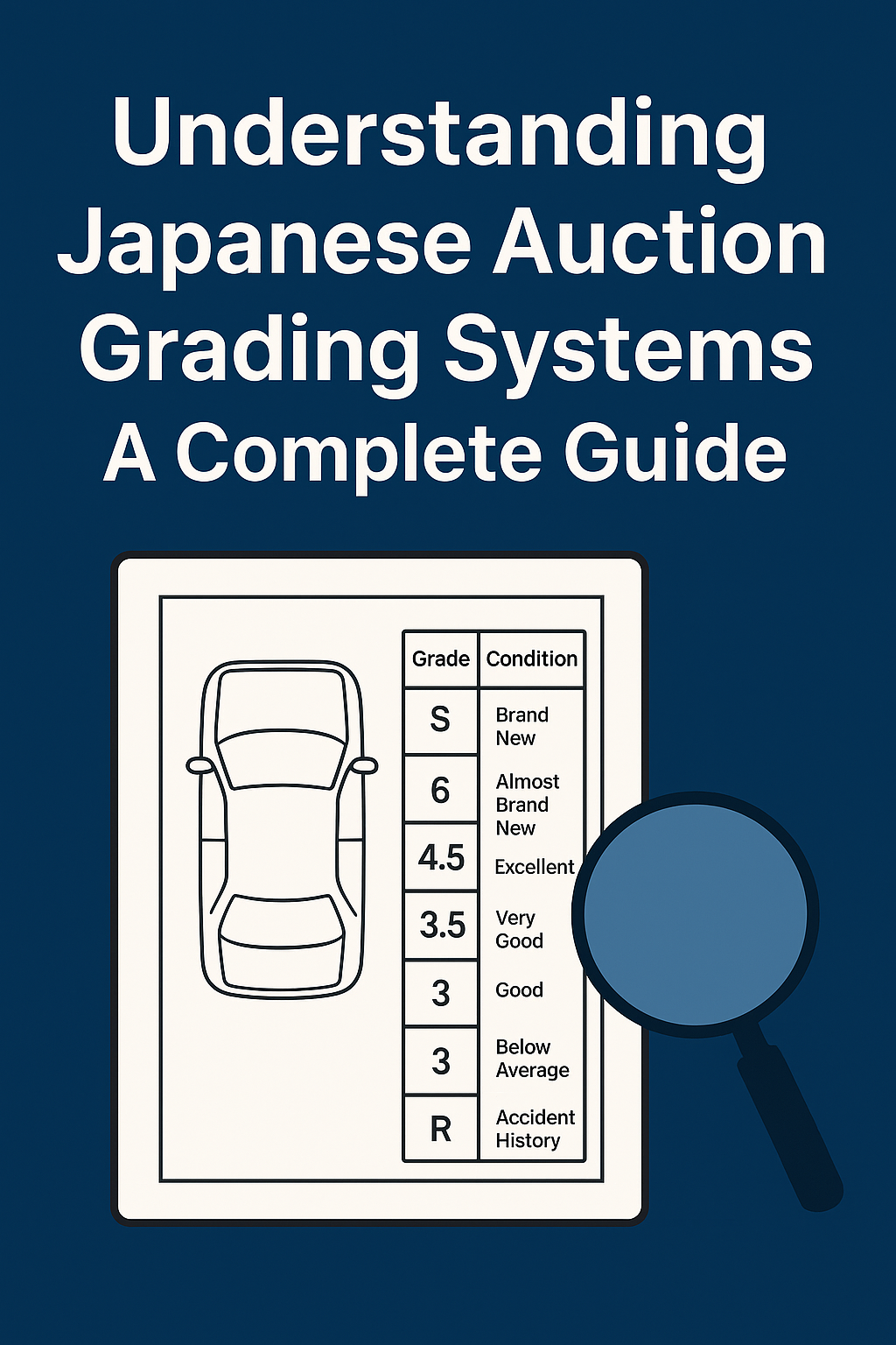 Japanese Auction Grade Guide: 3.5 vs 4 vs 4.5 vs R vs RA