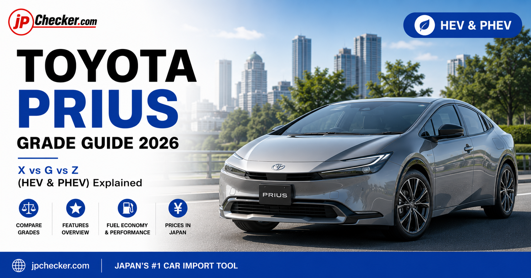 Toyota Prius Grade Guide 2026: X vs G vs Z (HEV &amp; PHEV) Explained
