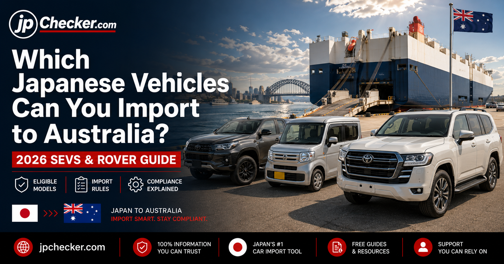 Which Japanese Vehicles Can You Import to Australia? (2026 SEVS and  ROVER Guide)