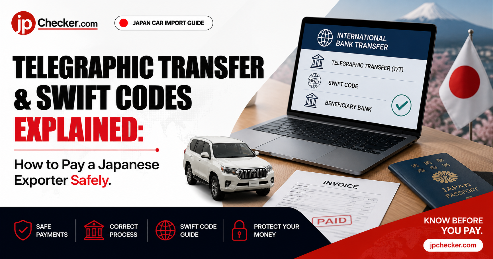 Telegraphic Transfer &amp; SWIFT Codes Explained: How to Pay a Japanese Exporter Safely